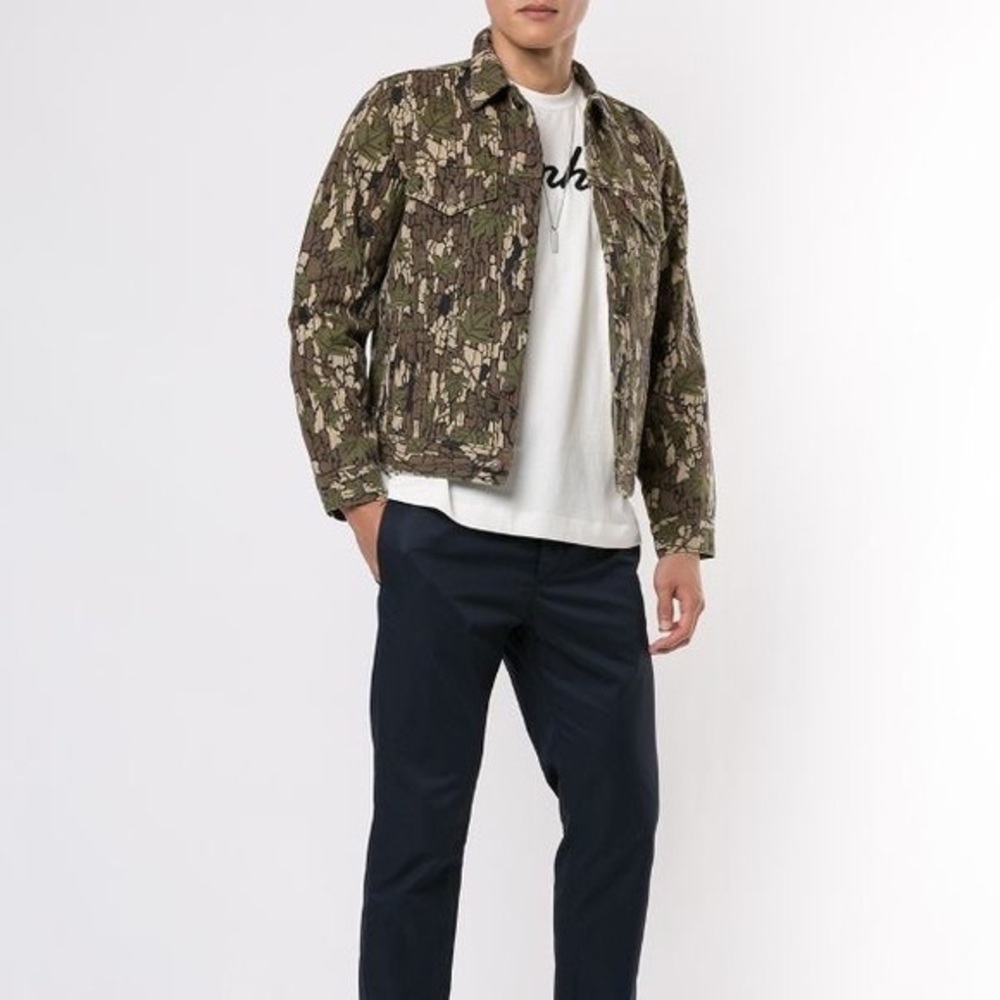 SUPREME X LEVI’S SHERPA HEAVY DUTY TRUCKER JACKET Camo Hunting